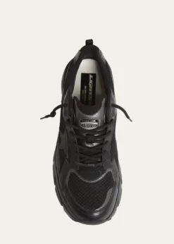 Golden GooseMen's Lightstar Mesh and Leather Sneakers
