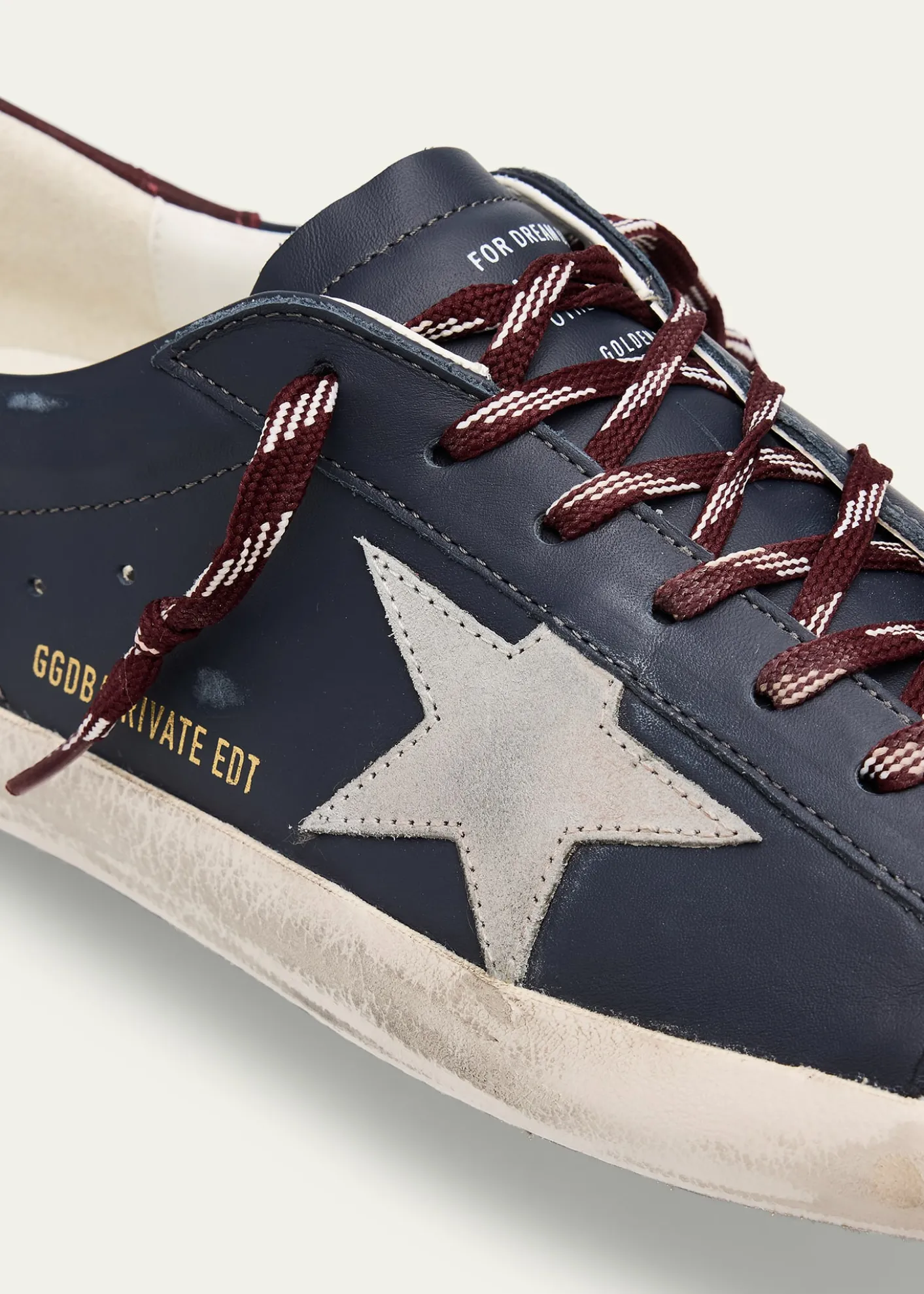 Golden GooseMen's Super-Star Leather Low-Top Sneakers