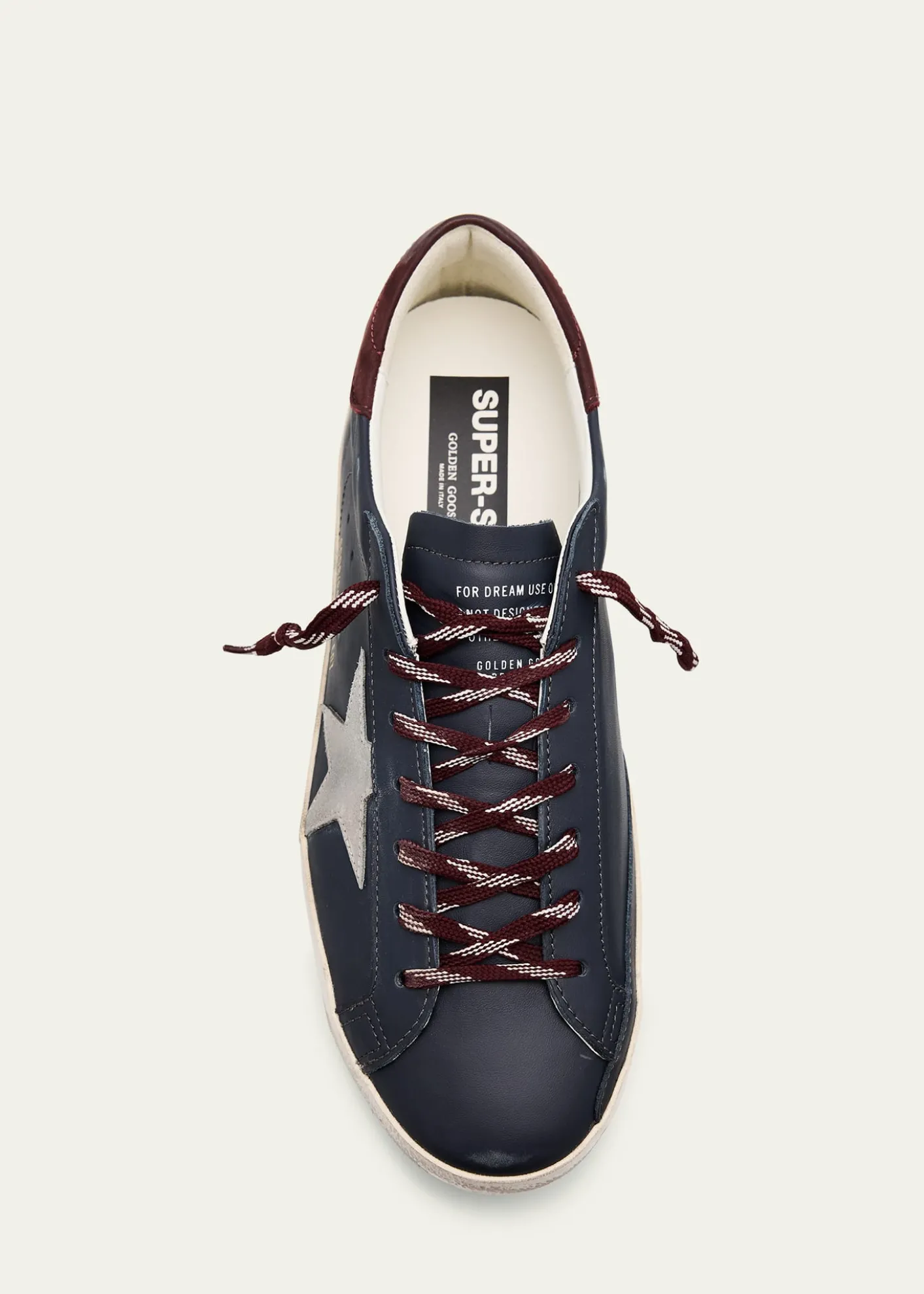 Golden GooseMen's Super-Star Leather Low-Top Sneakers