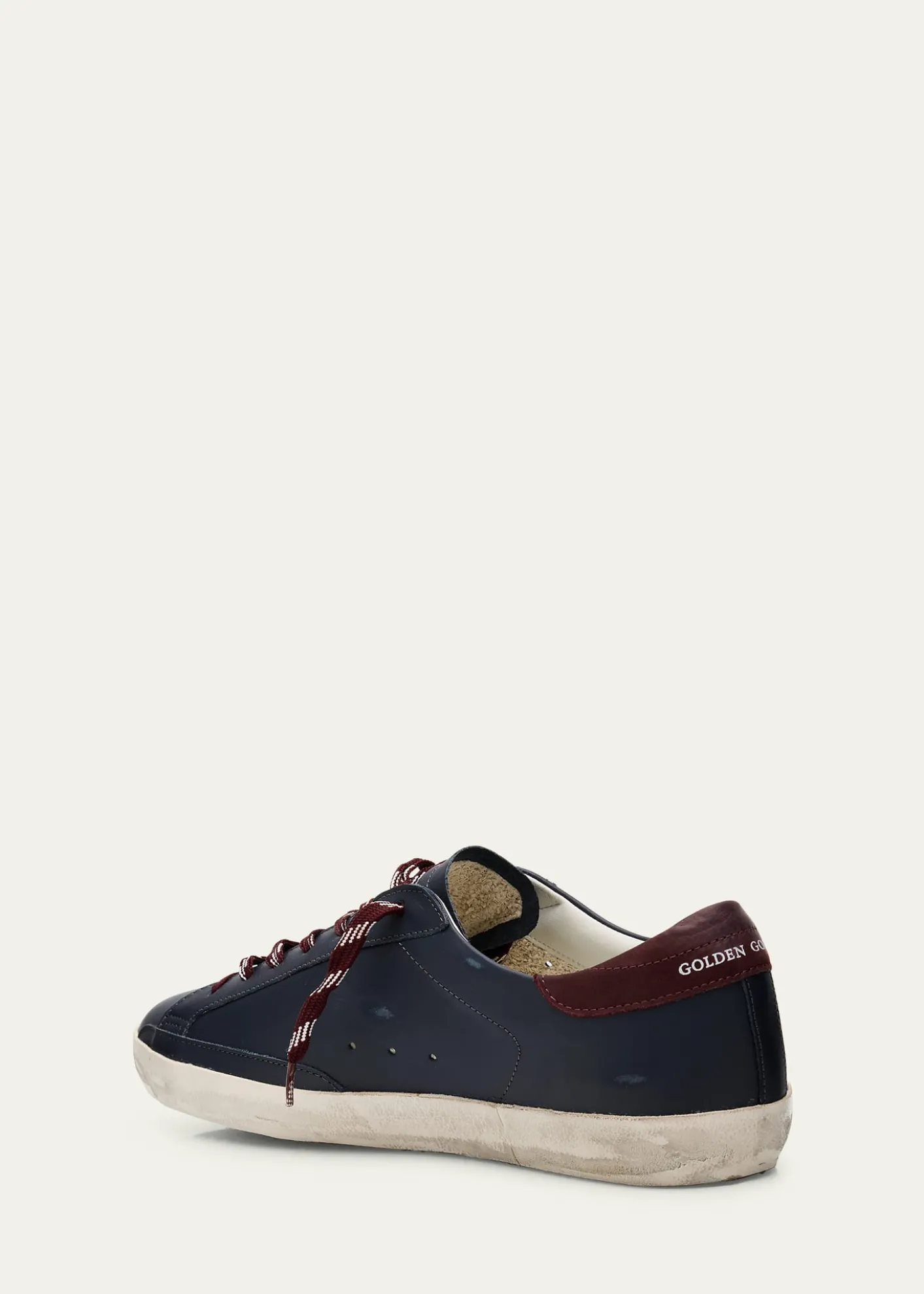 Golden GooseMen's Super-Star Leather Low-Top Sneakers