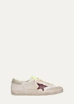 Golden GooseMen's Superstar Napa and Nubuck Low-Top Sneakers