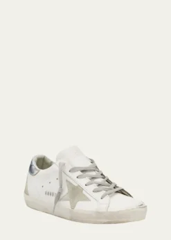 Golden GooseSuper-Star Mixed Leather Sneakers