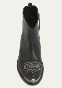 Golden GooseYoung Leather Zip Cowboy Ankle Boots