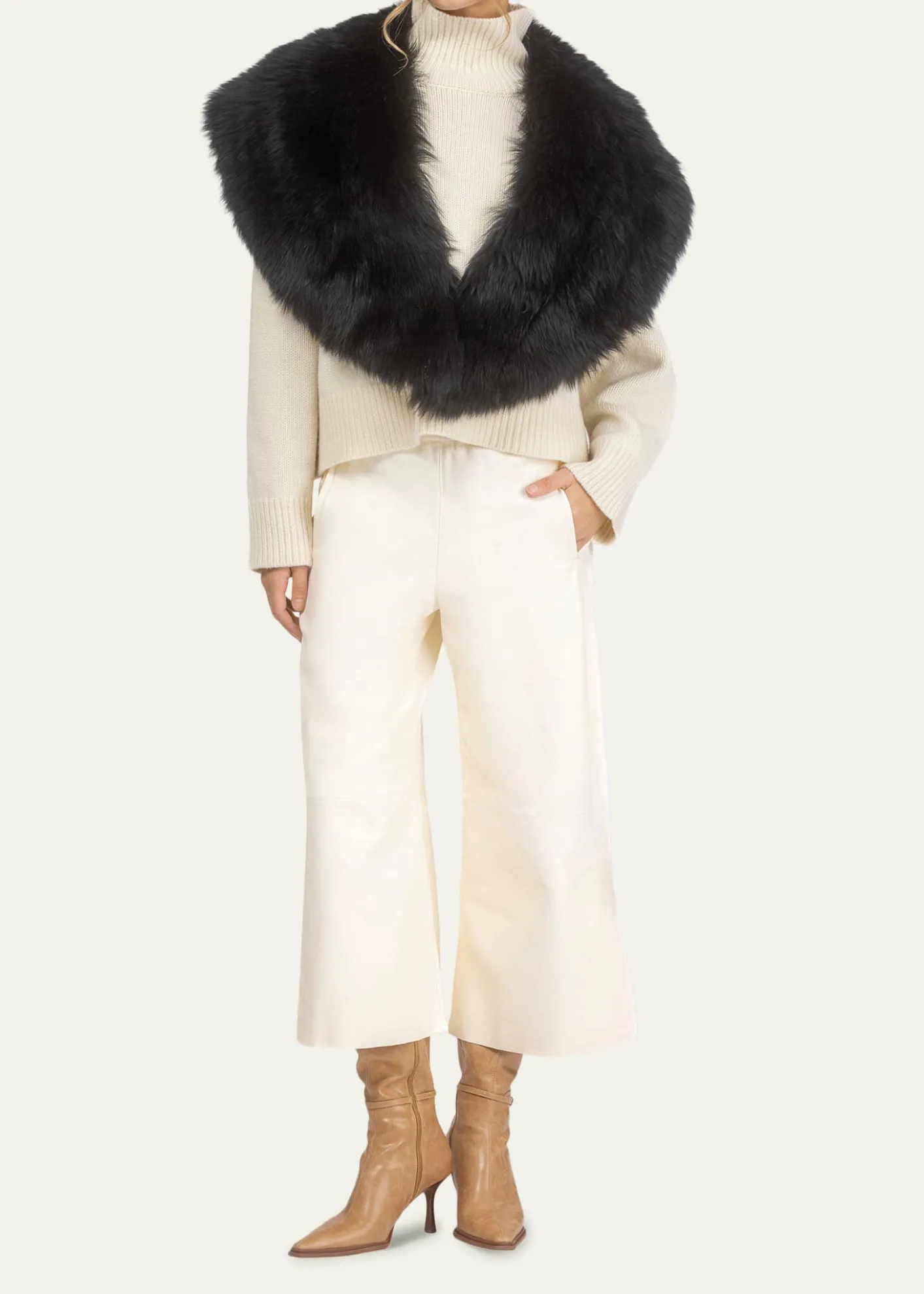 GorskiMerinillo Shearling Shawl