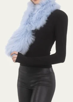GorskiSelect Lamb Shearlng Pull-Through Scarf