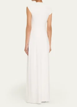 GRACE LINGRelic Charms Gathered Jersey Maxi Dress