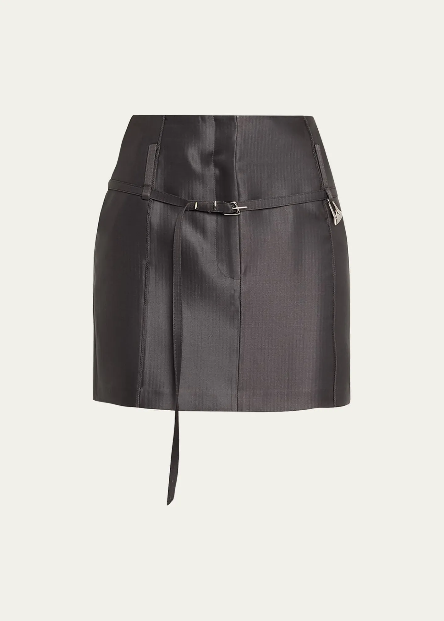 GRACE LINGRelics Belted Mini Skirt