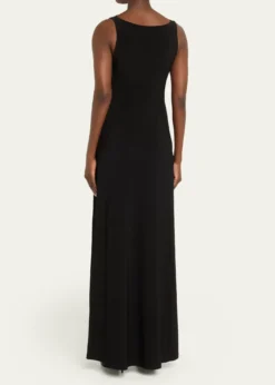 GRACE LINGStrapless Claw Gathered Maxi Dress