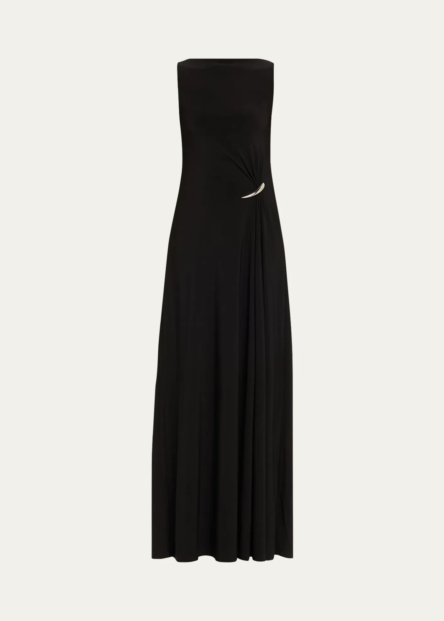GRACE LINGStrapless Claw Gathered Maxi Dress