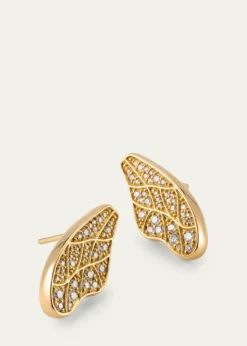 Grace Winfrey18K Honey Bee Wing Stud Earrings
