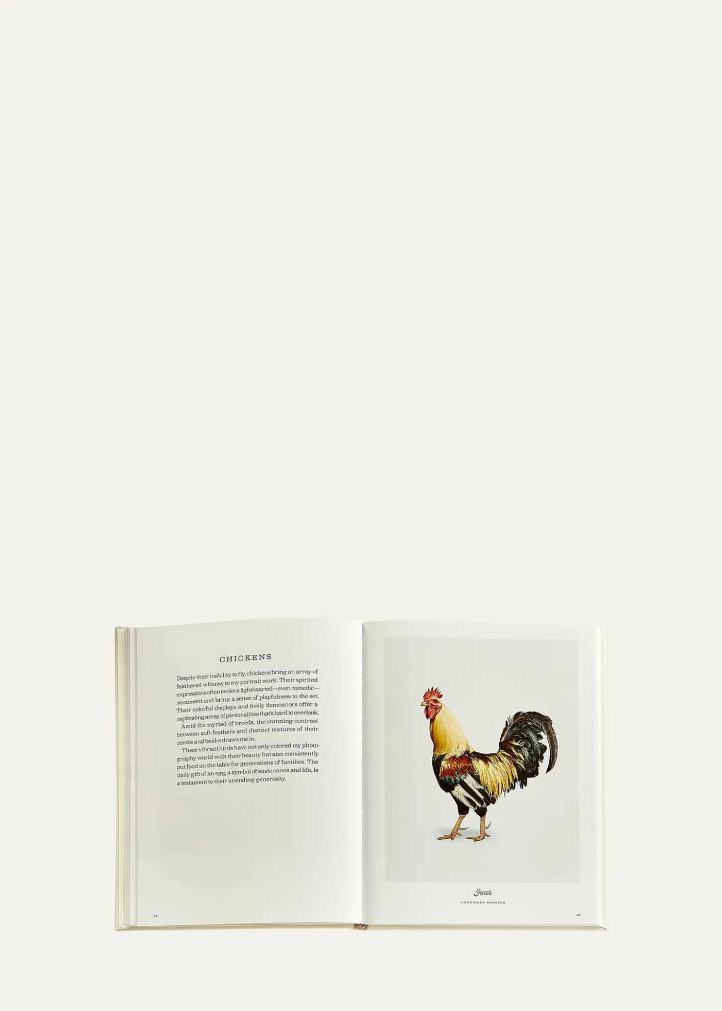 Graphic Image"Farm Life: A Collection of Animal Portraits" Leather-Bound Book by Randal Ford