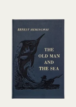 Graphic Image"The Old Man and the Sea" Leather Bound Book by Ernest Hemingway