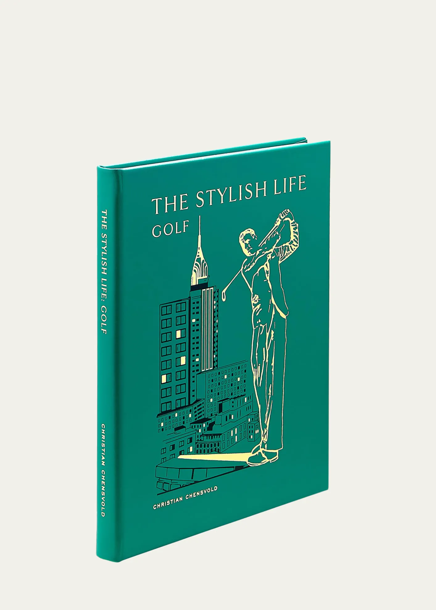 Graphic Image"The Stylish Life: Golf" Leather-Bound Book by Christian Chensvold