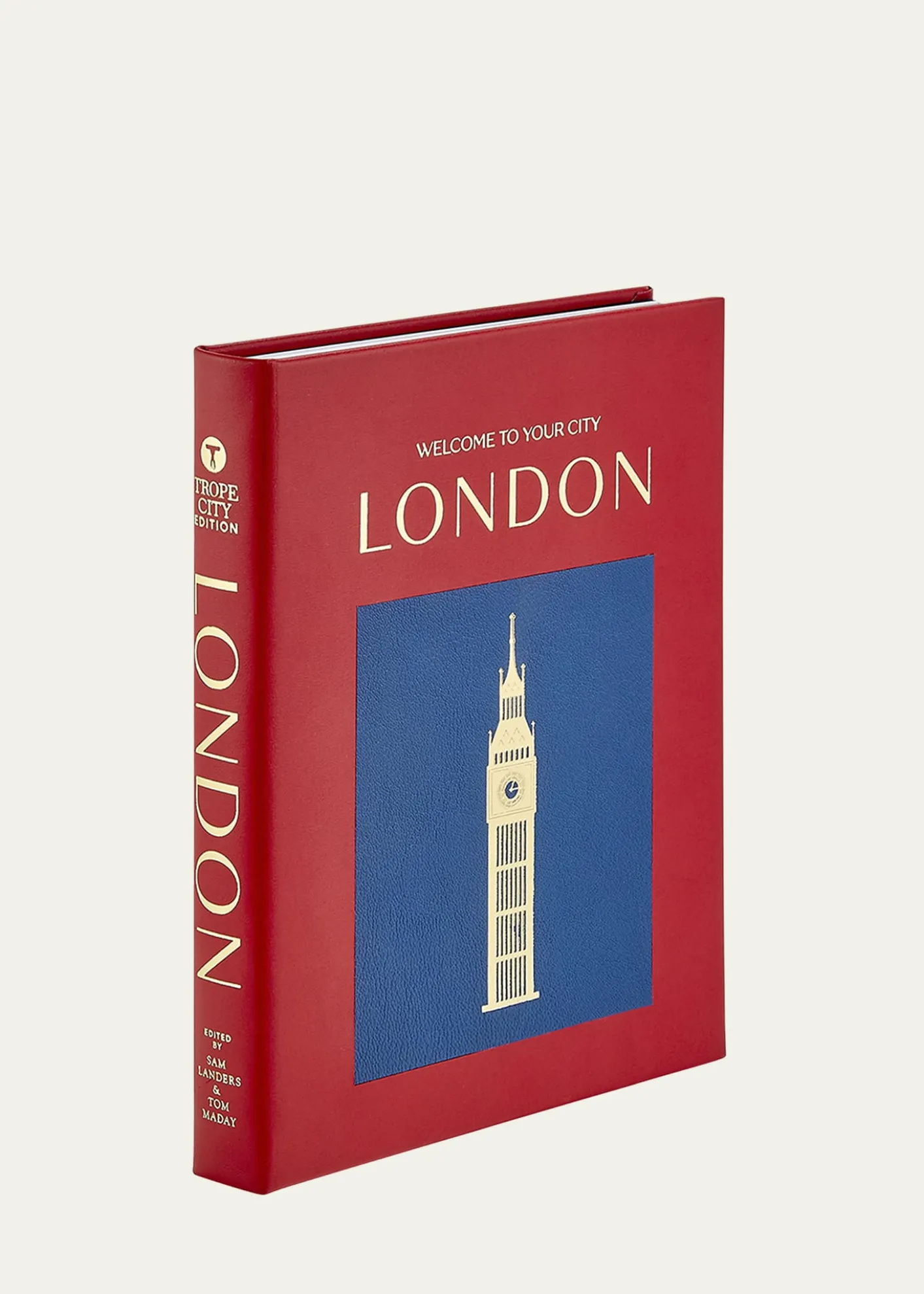 Graphic Image"Trope London" Leather-Bound Book, Edited by Sam Landers & Tom Maday