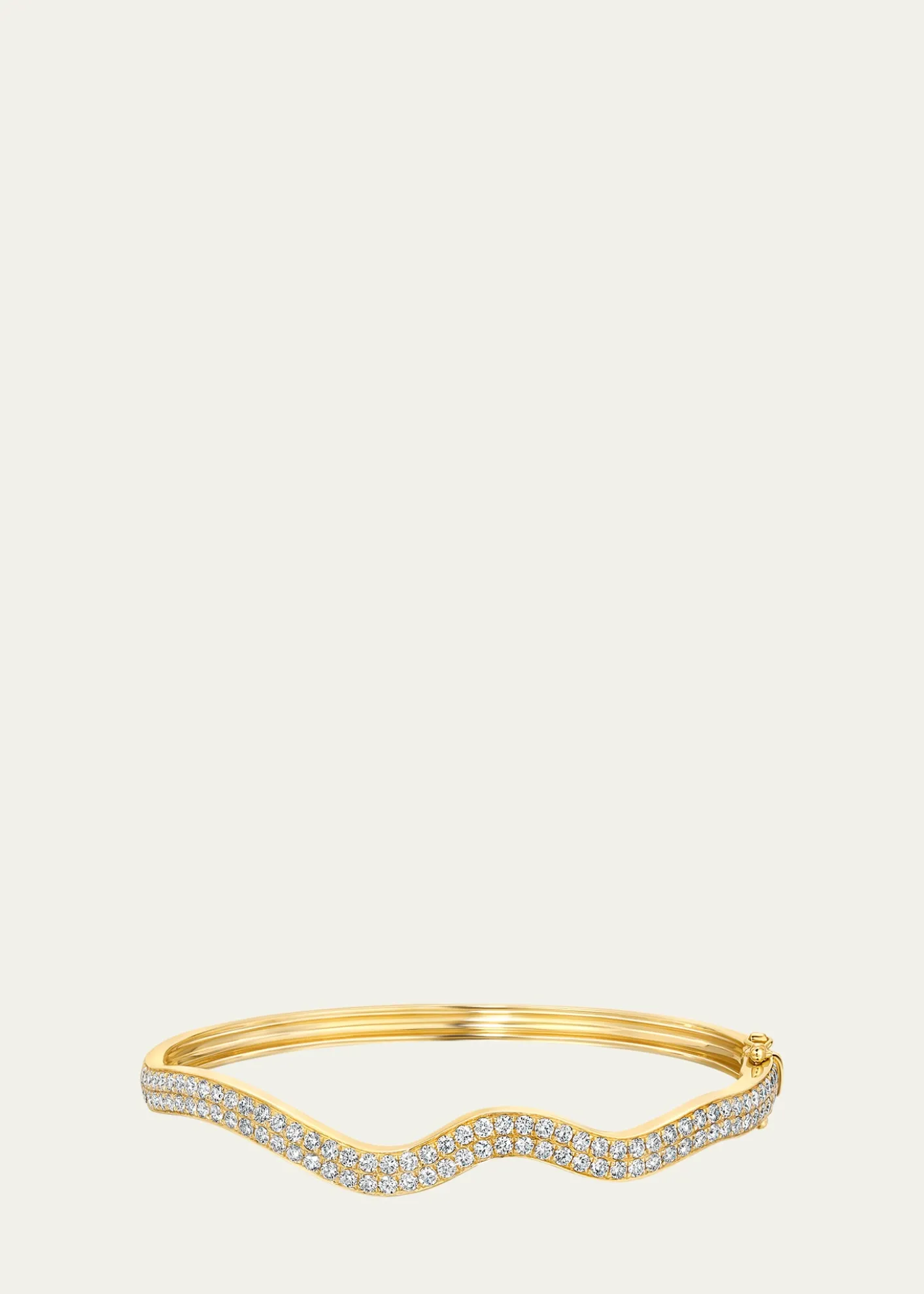 Graziela Gems18K Rio Diamond Double Bangle Bracelet
