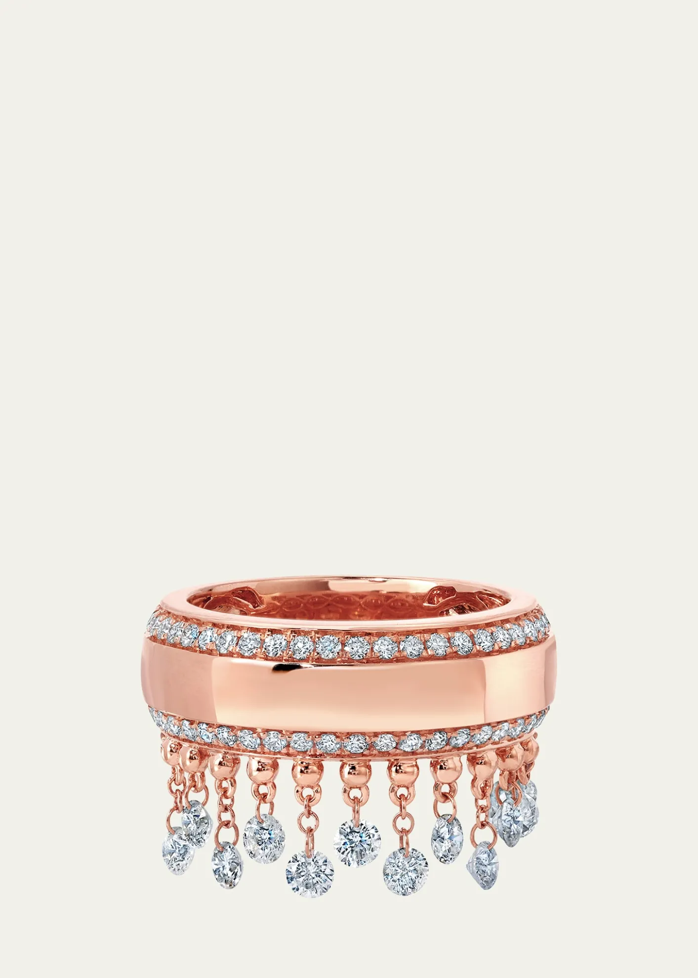 Graziela Gems18K Floating Diamond Cigar Band