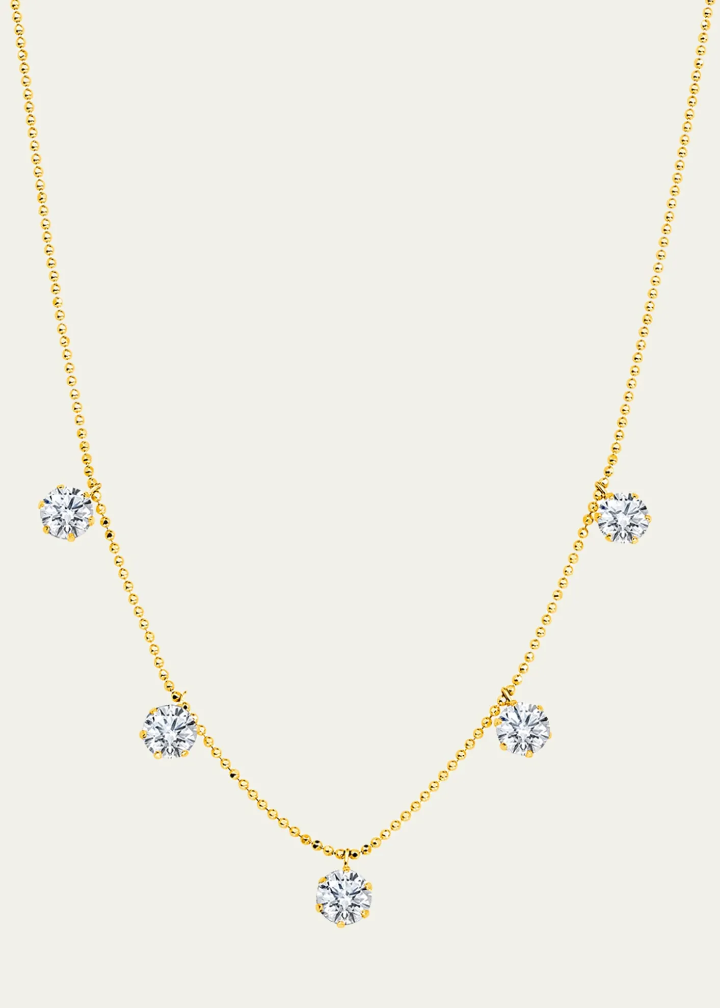 Graziela Gems18K Large Floating Diamond Necklace