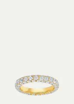 Graziela Gems18K Yellow Gold Diamond 3 Sided Ring