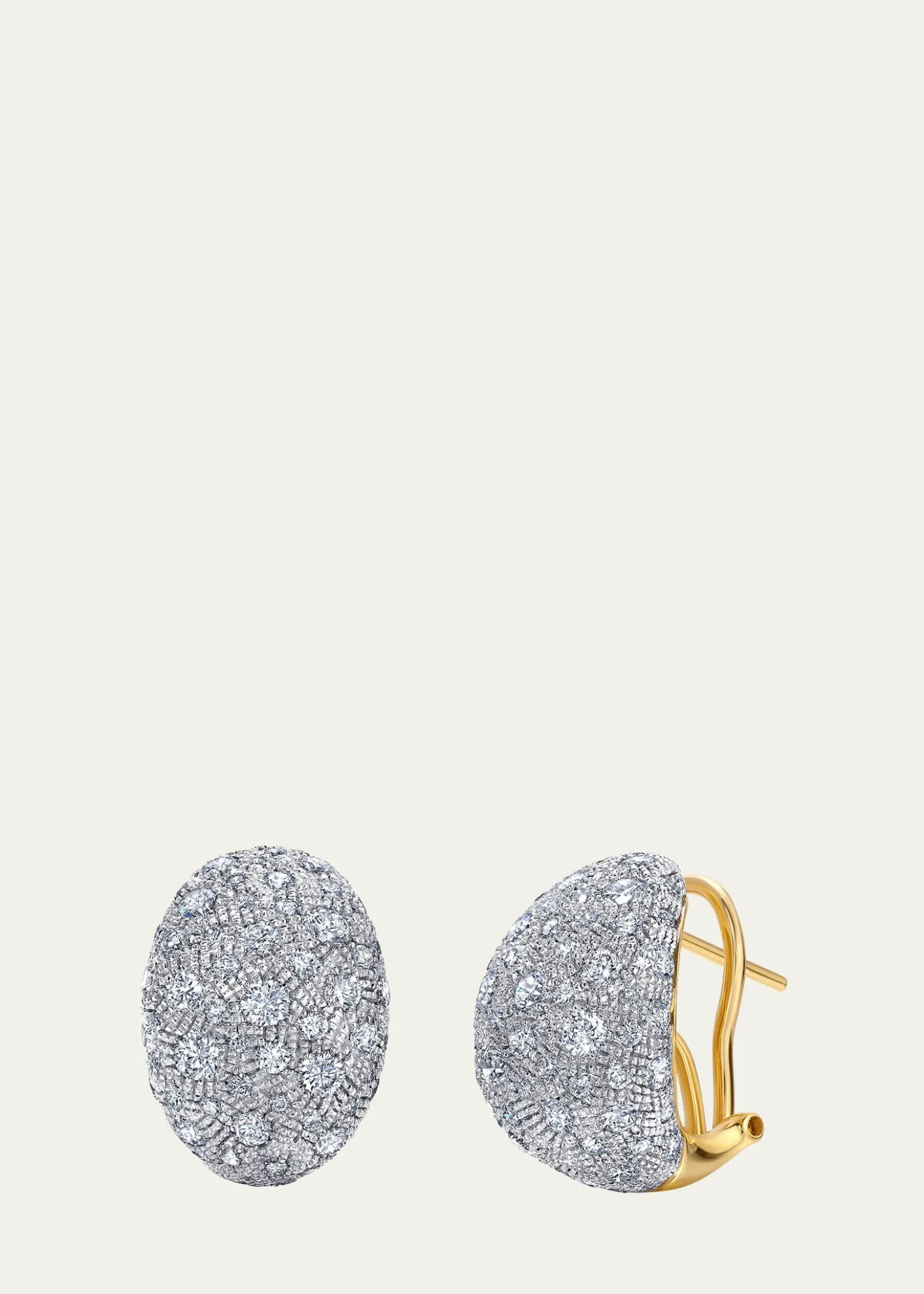 Graziela Gems18K Yellow Gold Diamond Bahia Statement Earrings