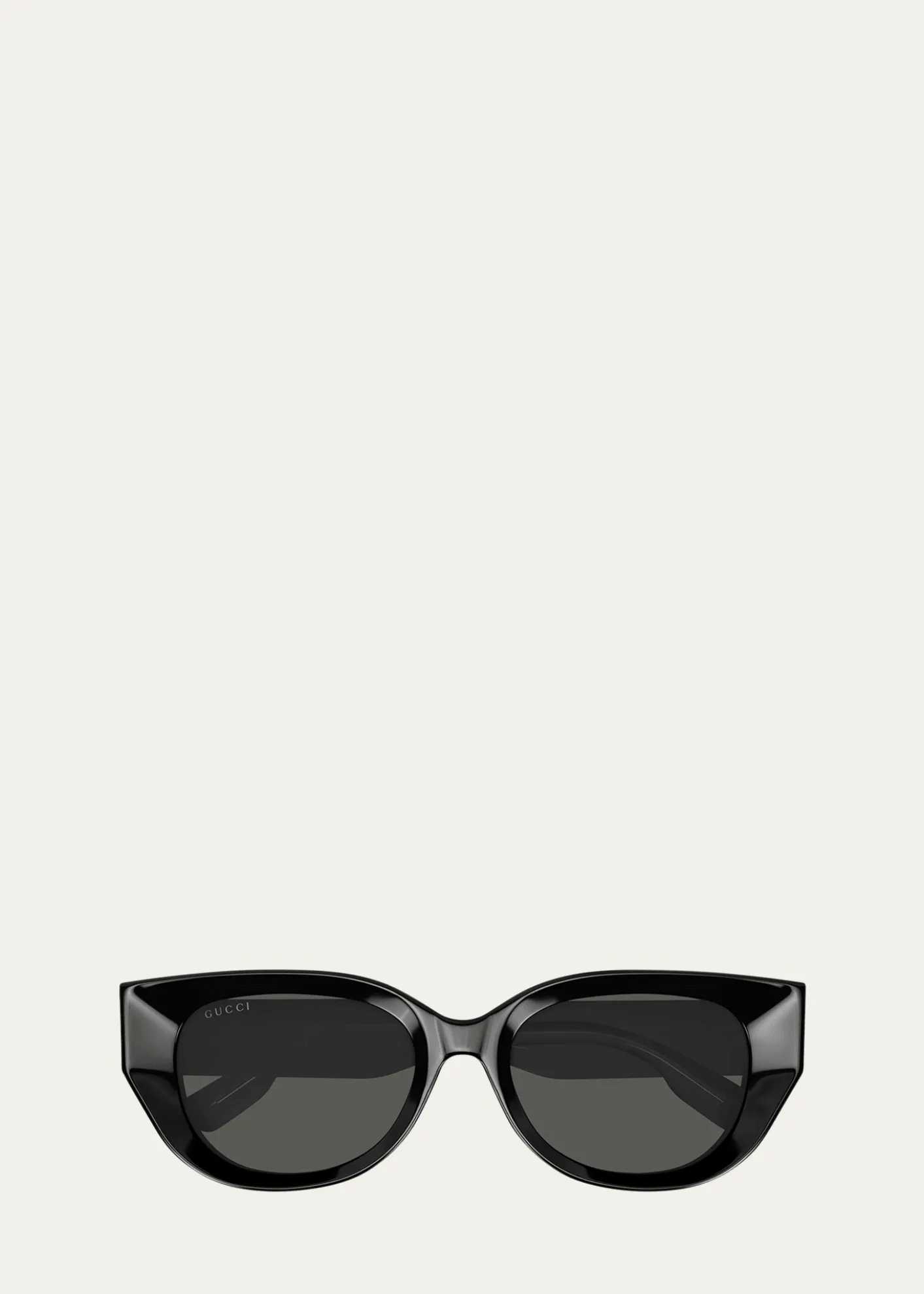GucciBeveled Recycled Acetate Cat-Eye Sunglasses