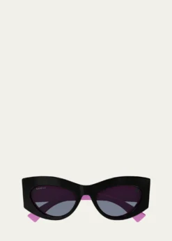 GucciCat-Eye Recycled Acetate Sunglasses