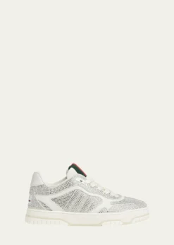 GucciCrystal Web Low-Top Sneakers