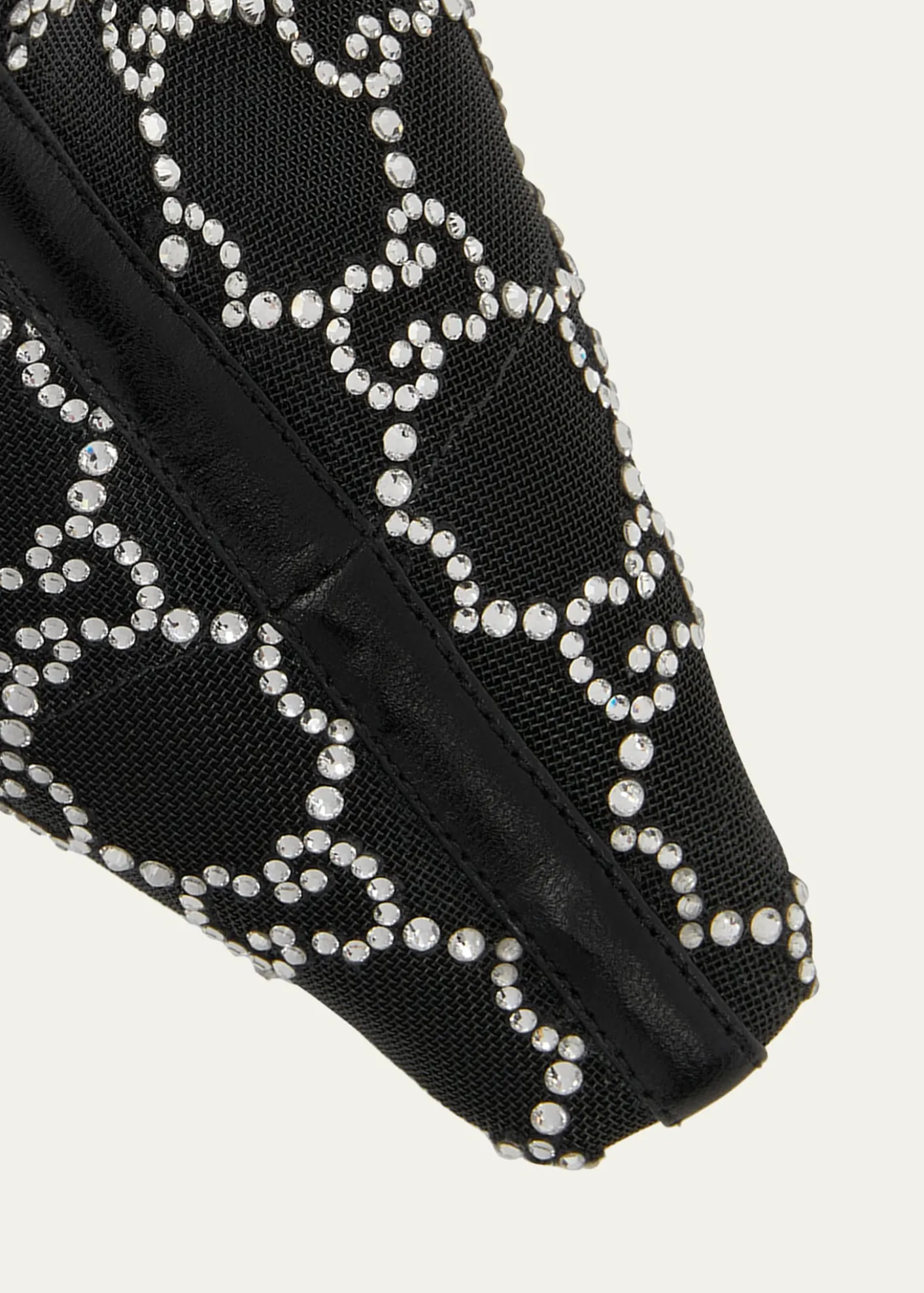 GucciDemi Crystal Mesh Ankle Booties