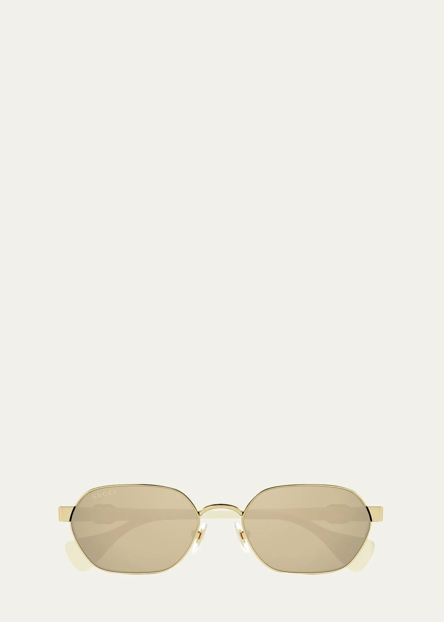 GucciGG Logo Metal Cat-Eye Sunglasses