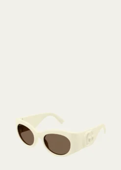 GucciGG Plastic Round Sunglasses