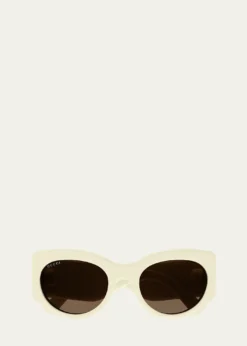 GucciGG Plastic Round Sunglasses