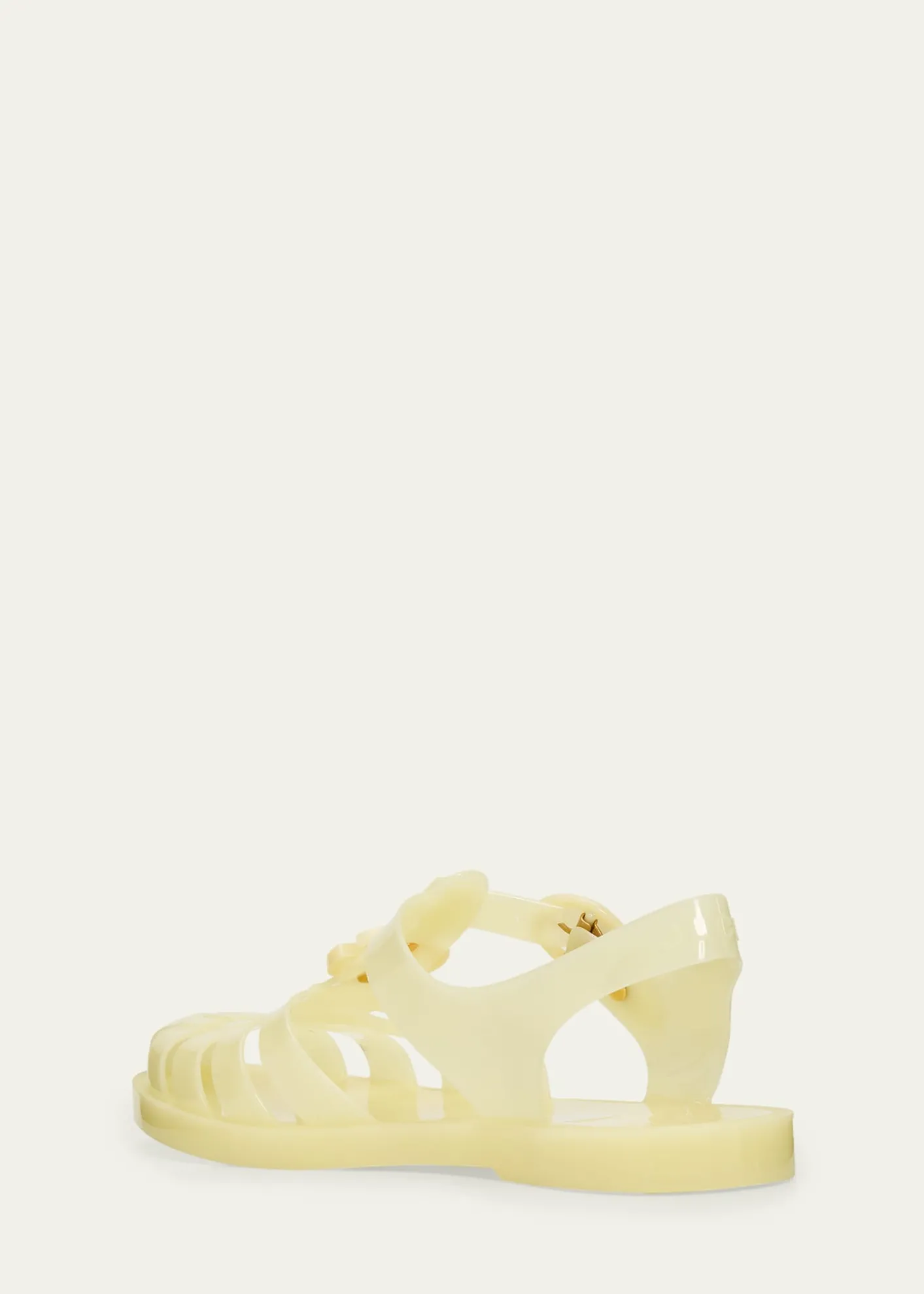 GucciGG Glossy Jelly Fisherman Sandals