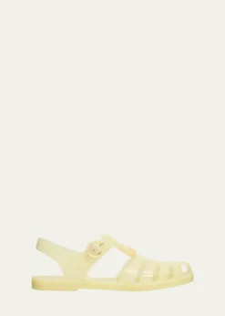 GucciGG Glossy Jelly Fisherman Sandals