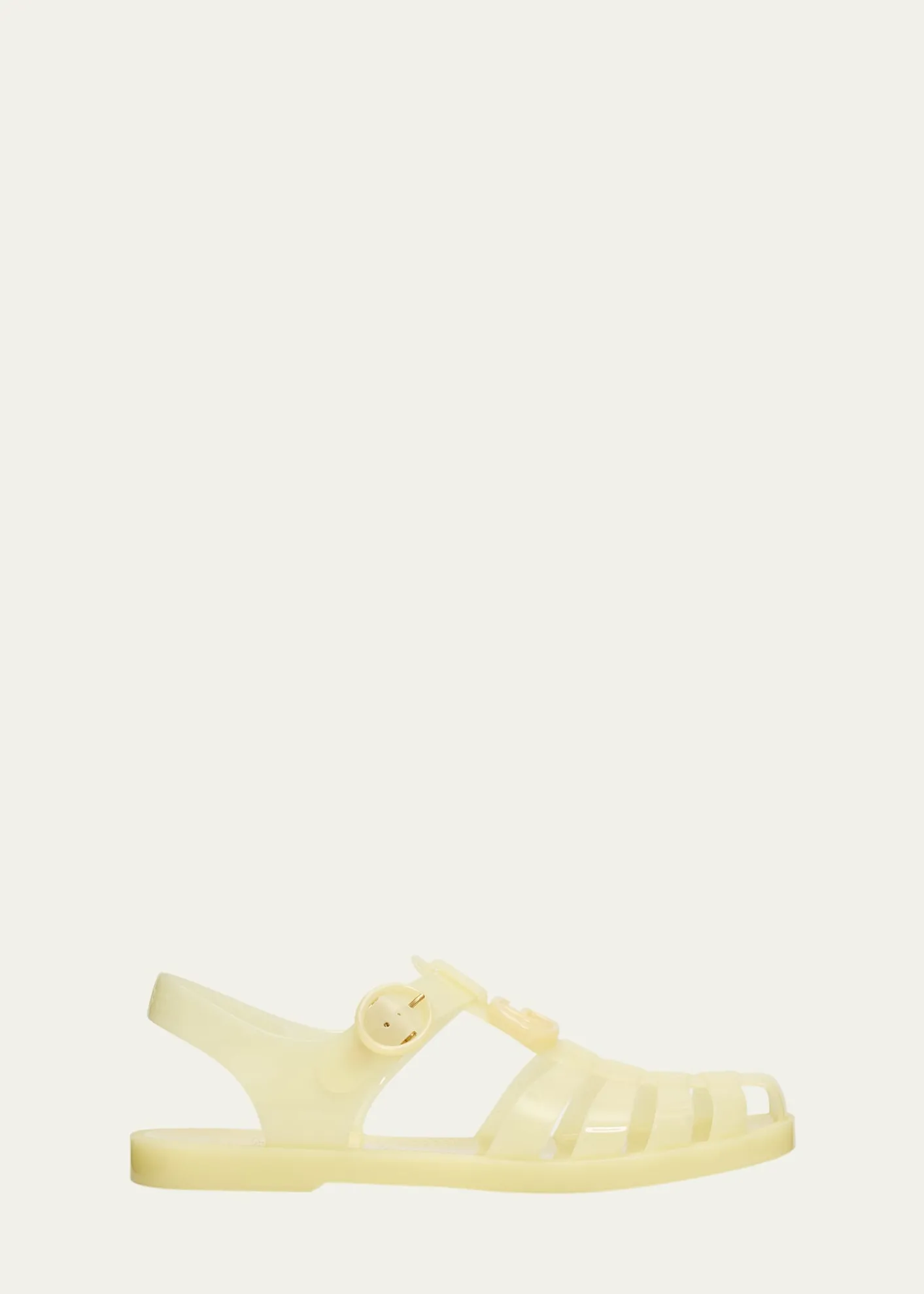 GucciGG Glossy Jelly Fisherman Sandals