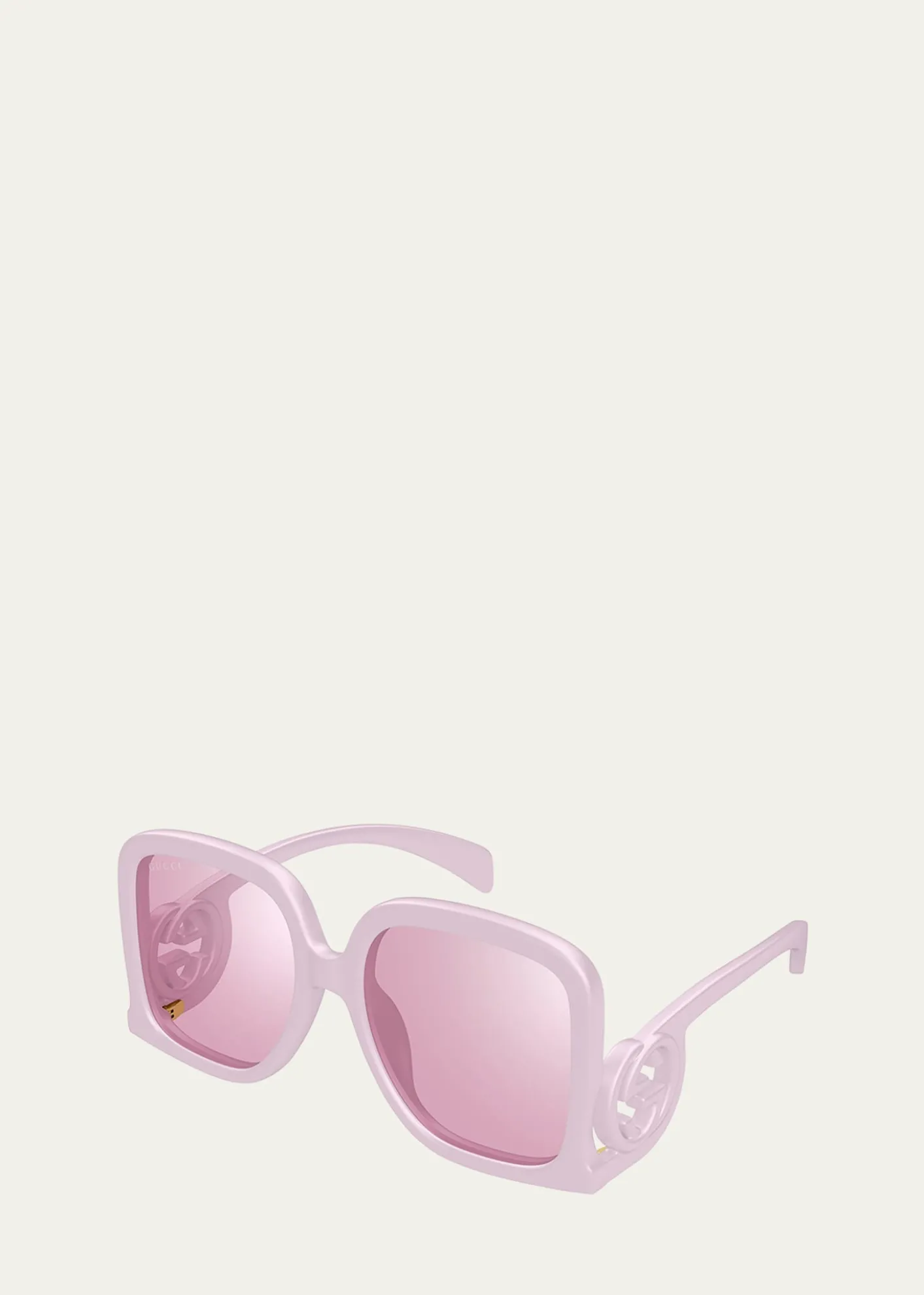 GucciGradient GG1326S Square Plastic Sunglasses