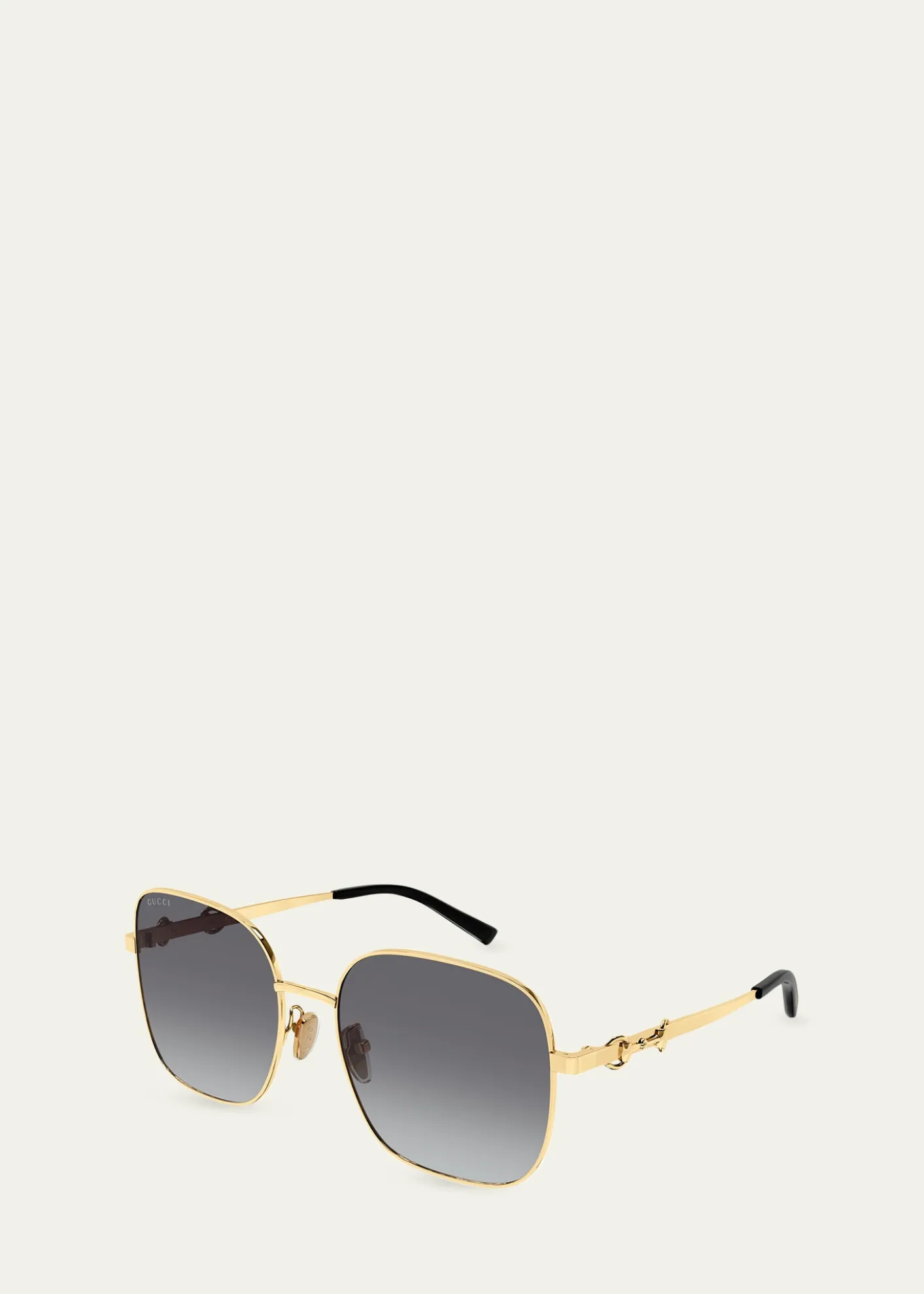 GucciHorsebit 58mm Square Sunglasses