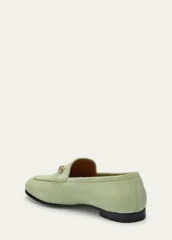 GucciJordaan Horsebit Suede Loafers