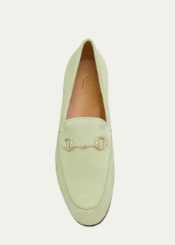 GucciJordaan Horsebit Suede Loafers