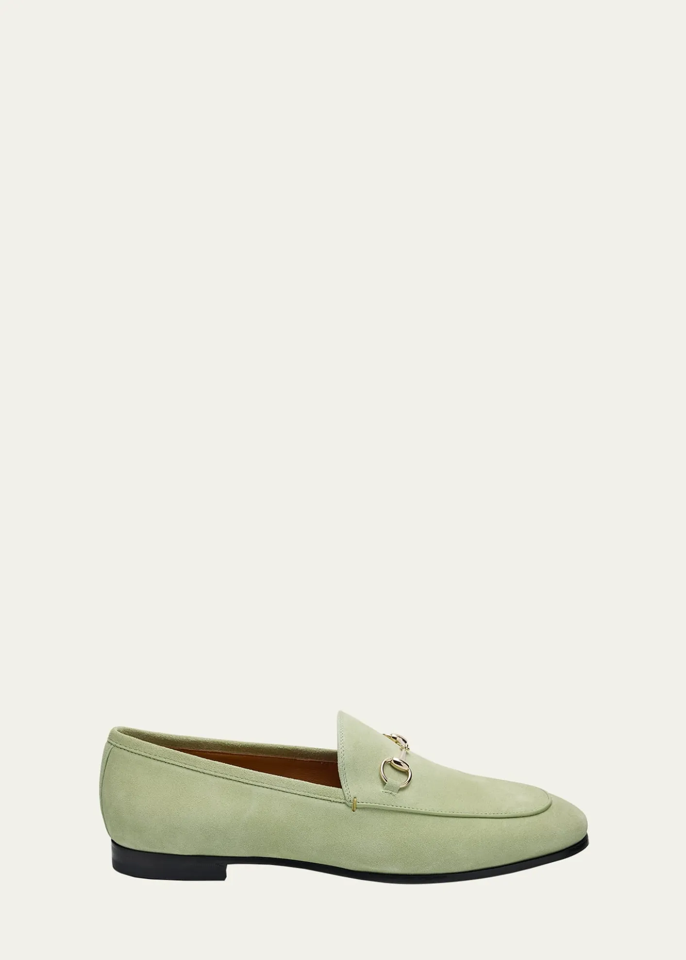 GucciJordaan Horsebit Suede Loafers