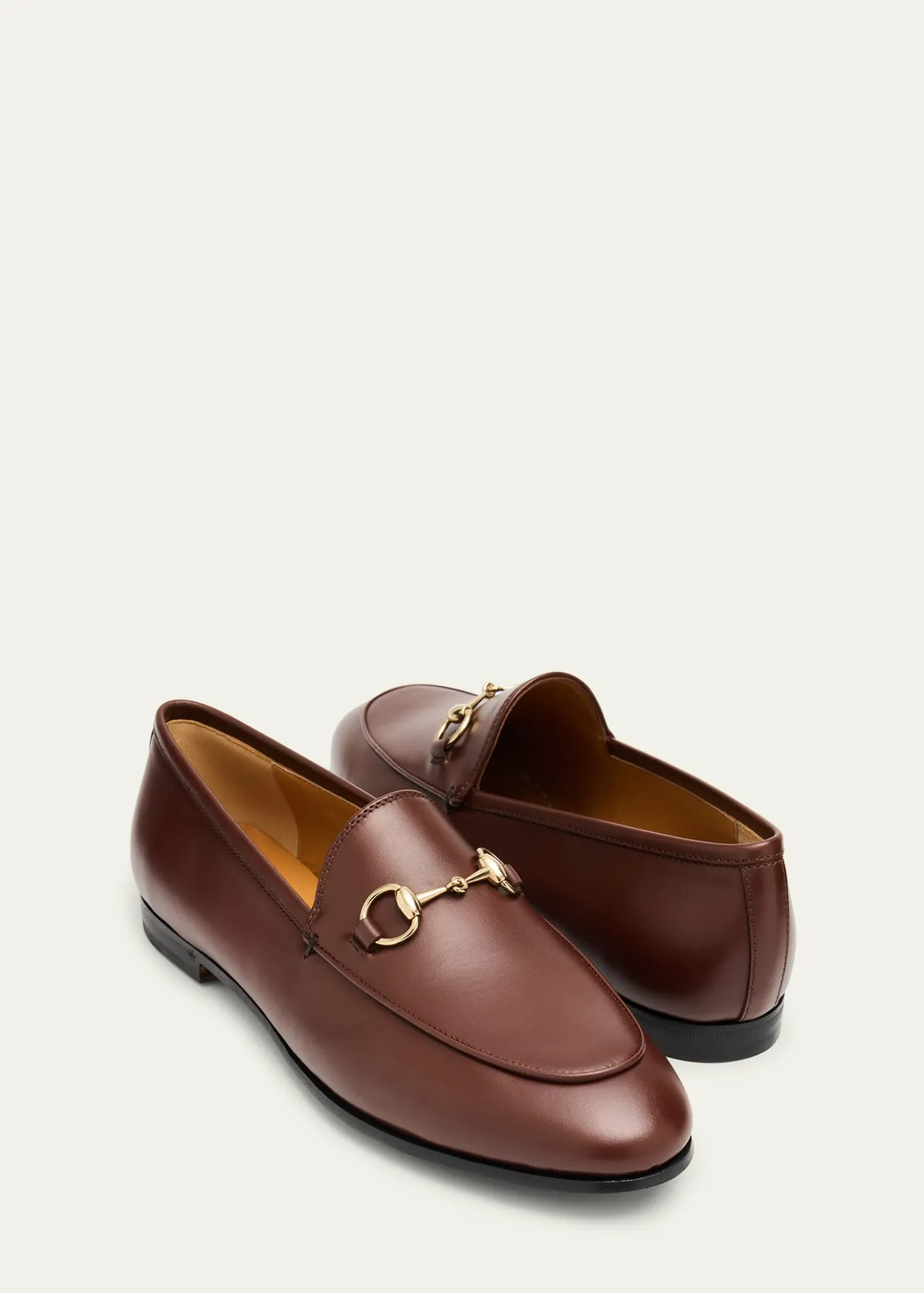 GucciJordaan Leather Horsebit Loafers