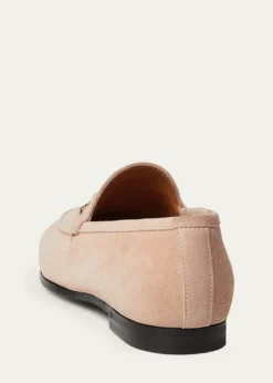 GucciJordaan Suede Horsebit Loafers