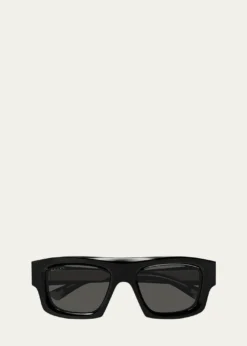 GucciMen's GG1926SM Acetate Rectangle Sunglasses