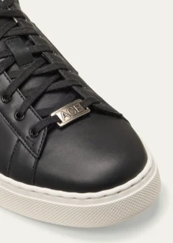 GucciMen's Ace Leather Web Low-Top Sneakers