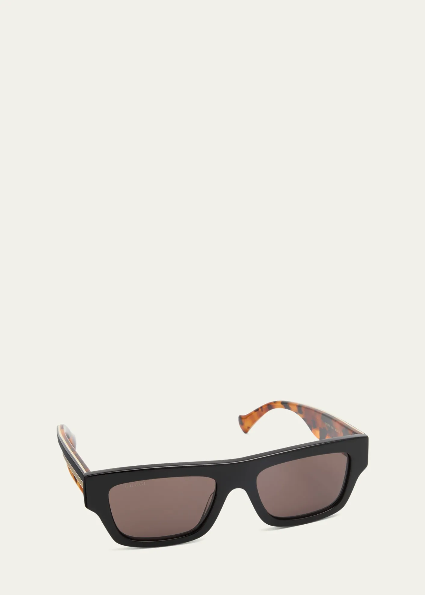 GucciMen's Acetate Rectangle Sunglasses