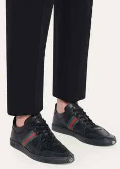 GucciMen's Coda Leather Low-Top Sneakers