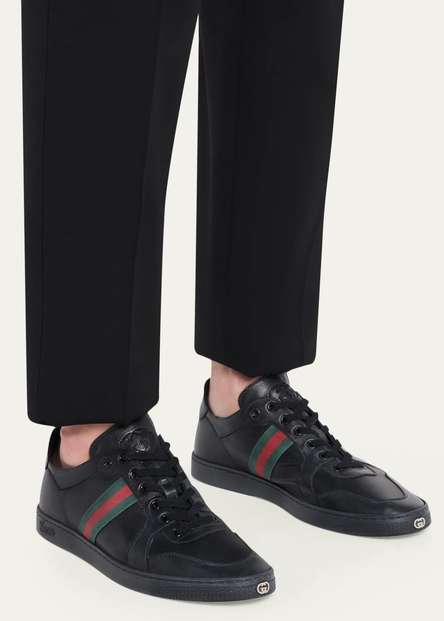 GucciMen's Coda Leather Low-Top Sneakers
