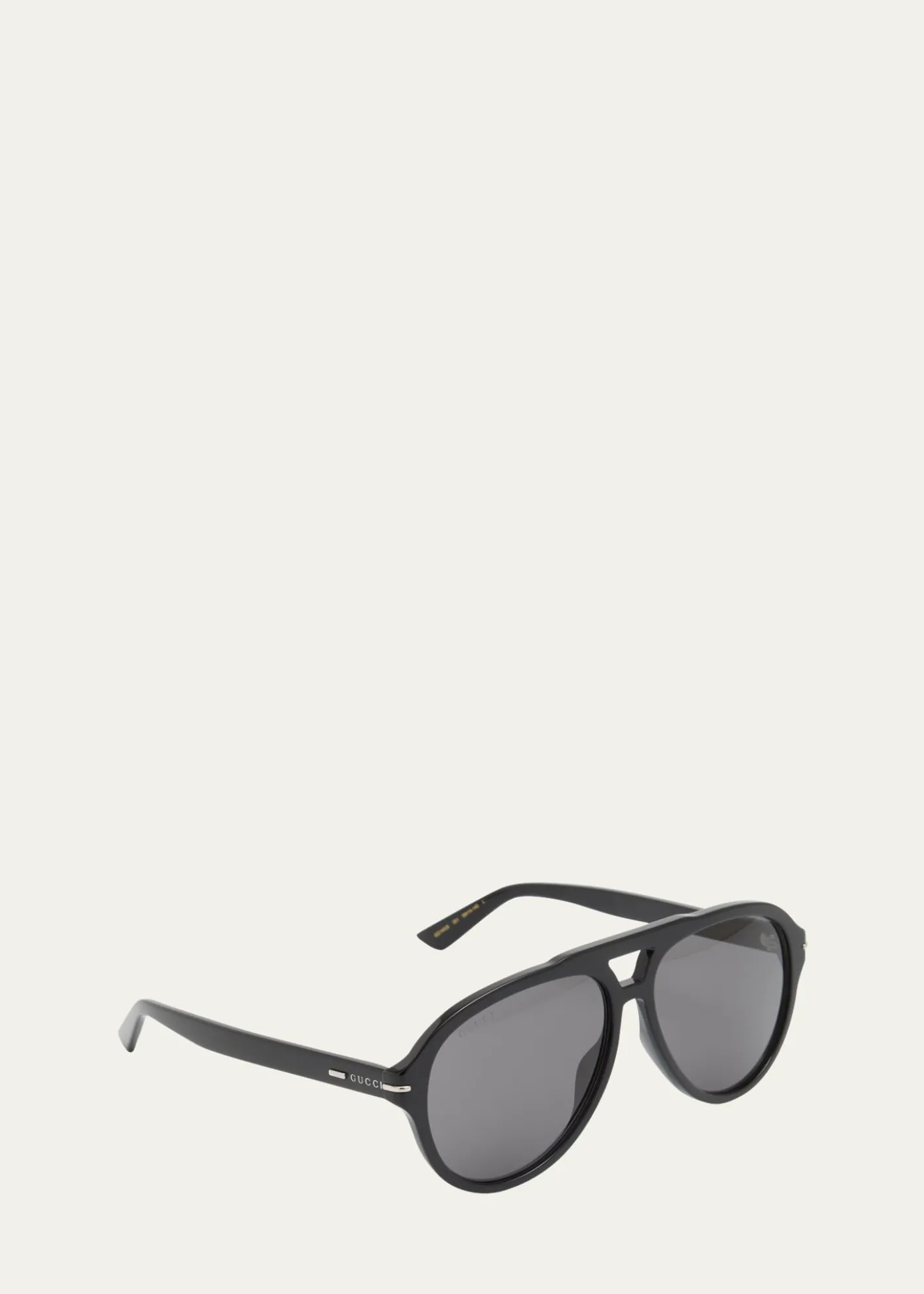 GucciMen's GG1443Sm Acetate Aviator Sunglasses