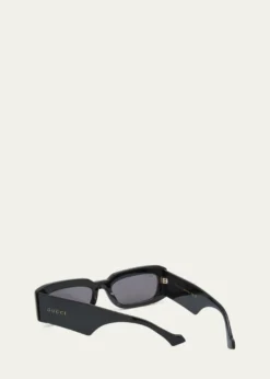 GucciMen's GG1426Sm Acetate Rectangle Sunglasses