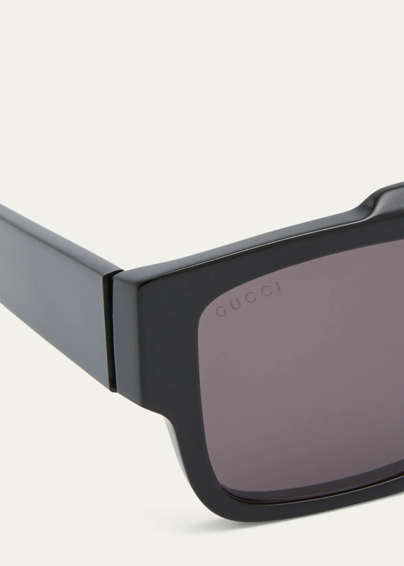 GucciMen's GG1460Sm Acetate Rectangle Sunglasses