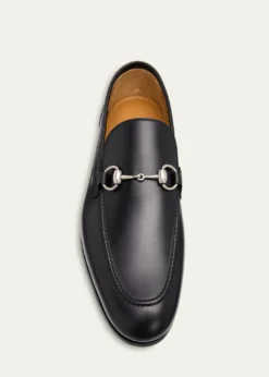 GucciMen's Jordaan Moccasin Leather Bit Loafers