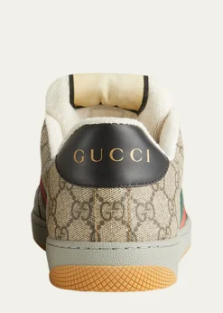 GucciMen's Screener GG Canvas Low-Top Sneakers